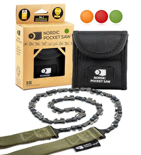 Nordic Pocket Saw Survival Saw Chain - 65 cm...